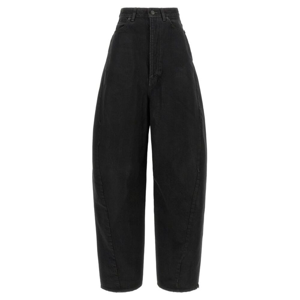 Balenciaga Women Barrel Leg Jeans